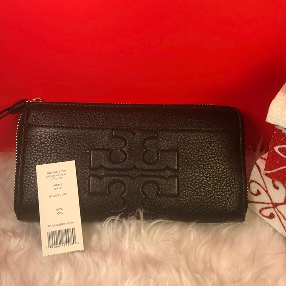 Tory Burch Handbags - 🌺 NEW TORY BURCH BLACK WALLET BOMBE T